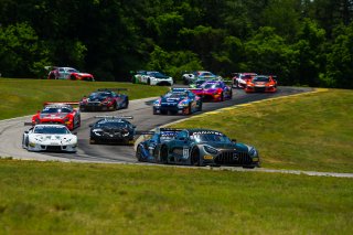 #33 Mercedes-AMG GT3 of Russell Ward and Mikael Grenier, Winward Racing, Fanatec GT World Challenge America powered by AWS, Pro, SRO America, Virginia International Raceway, Alton, VA, June 2021. | Fabian Lagunas/SRO