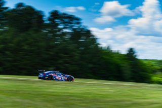 #96 BMW F13 M6 GT3 of Michael Dinan and Robby Foley, Turner Motorsport, Fanatec GT World Challenge America powered by AWS, Pro, SRO America, Virginia International Raceway, Alton, VA, June 2021. | Fabian Lagunas/SRO