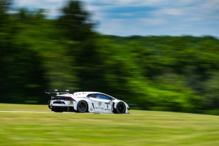#9 Lamborghini Huracan GT3 of Ziad Ghandour and Sandy Mitchell, TR3 Racing, Fanatec GT World Challenge America powered by AWS, Pro-Am, SRO America, Virginia International Raceway, Alton, VA, June 2021. | Fabian Lagunas/SRO