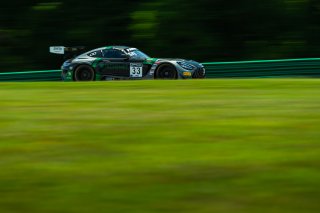 #33 Mercedes-AMG GT3 of Russell Ward and Mikael Grenier, Winward Racing, Fanatec GT World Challenge America powered by AWS, Pro, SRO America, Virginia International Raceway, Alton, VA, June 2021. | Fabian Lagunas/SRO