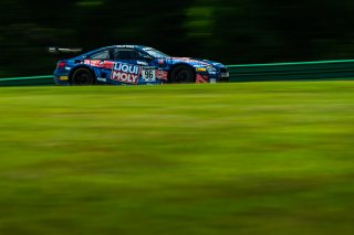 #96 BMW F13 M6 GT3 of Michael Dinan and Robby Foley, Turner Motorsport, Fanatec GT World Challenge America powered by AWS, Pro, SRO America, Virginia International Raceway, Alton, VA, June 2021. | Fabian Lagunas/SRO