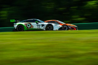 #12 Aston Martin Vantage AMR GT3 of Drew Staveley and Frank Gannett, Ian Lacy Racing, GTWCA Pro-Am, Virginia International Raceway, Alton, VA, June 2021. | Fabian Lagunas/SRO