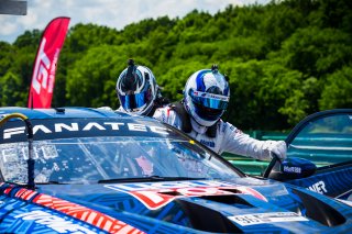 #96 BMW F13 M6 GT3 of Michael Dinan and Robby Foley, Turner Motorsport, Fanatec GT World Challenge America powered by AWS, Pro, SRO America, Virginia International Raceway, Alton, VA, June 2021. | Fabian Lagunas/SRO