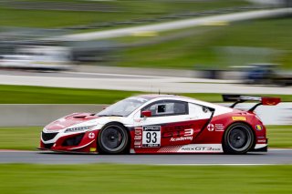 #93 Acura NSX GT3 of Taylor Hagler and Dakota Dickerson, Racers Edge Motorsports, Fanatec GT World Challenge America powered by AWS, Pro-Am, SRO America, Road America, Elkhart Lake, WI, Aug 2021. | Brian Cleary/SRO