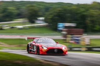 #04 Mercedes-AMG GT3 of George Kurtz and Colin Braun, DXDT Racing, Fanatec GT World Challenge America powered by AWS, Pro-Am, SRO America, Road America, Elkhart Lake, Aug 2021. | Sarah Weeks/SRO             