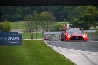 #04 Mercedes-AMG GT3 of George Kurtz and Colin Braun, DXDT Racing, Fanatec GT World Challenge America powered by AWS, Pro-Am, SRO America, Road America, Elkhart Lake, Aug 2021. | Sarah Weeks/SRO             