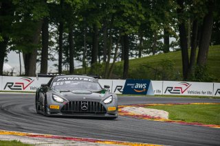 #33 Mercedes-AMG GT3 of Russell Ward and Philip Ellis, Winward Racing, Fanatec GT World Challenge America powered by AWS, Pro, SRO America, Road America, Elkhart Lake, WI, Aug 2021. | Sarah Weeks/SRO             