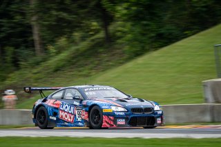 #96 BMW F13 M6 GT3 of Michael Dinan and Robby Foley, Turner Motorsport, Fanatec GT World Challenge America powered by AWS, Pro, SRO America, Road America, Elkhart Lake, Aug 2021.
 | SRO Motorsports Group