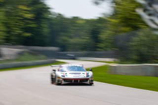 #61 Ferrari 488 GT3 of Jean-Claude Saada and Conrad Grunewald, AF Corse, Fanatec GT World Challenge America powered by AWS, Am, SRO America, Road America, Elkhart Lake, Aug 2021.
 | SRO Motorsports Group