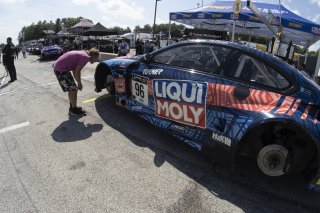 #96 BMW F13 M6 GT3 of Michael Dinan and Robby Foley, Turner Motorsport, Fanatec GT World Challenge America powered by AWS, Pro, SRO America, Road America, Elkhart Lake, Aug 2021.
 | Brian Cleary/SRO