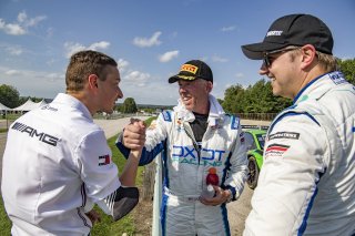 #63 Mercedes-AMG GT3 of David Askew and Ryan Dalziel, DXDT Racing, Fanatec GT World Challenge America powered by AWS, Pro-Am, SRO America, Road America, Elkhart Lake, Aug 2021.
 | Brian Cleary/SRO
