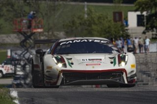 #61 Ferrari 488 GT3 of Jean-Claude Saada and Conrad Grunewald, AF Corse, Fanatec GT World Challenge America powered by AWS, Am, SRO America, Road America, Elkhart Lake, Aug 2021.
 | Brian Cleary/SRO