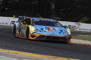 #88 Lamborghini Huracan GT3 of Jason Harward and Madison Snow, Zelus Motorsports, Pro-Am, GT World Challenge America, SRO America, Road America, Elkhart Lake, Wisconsin, August 2021. | Brian Cleary/SRO