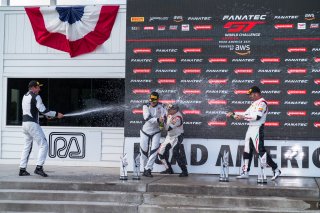 Podium, Race 2, Road America, Elkhart Lake, Aug 2021. | Fabian Lagunas/SRO