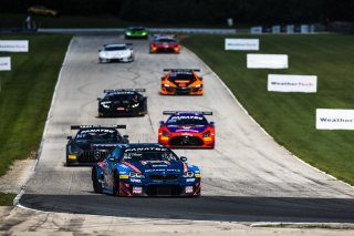 #96 BMW F13 M6 GT3 of Michael Dinan and Robby Foley, Turner Motorsport, Fanatec GT World Challenge America powered by AWS, Pro, SRO America, Road America, Elkhart Lake, Aug 2021. | Fabian Lagunas/SRO