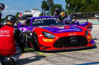 #19 Mercedes-AMG GT3 of Erin Vogel and Michael Cooper, DXDT Racing, Fanatec GT World Challenge America powered by AWS, Pro-Am, SRO America, Road America, Elkhart Lake, Aug 2021.
 | Sarah Weeks/SRO             