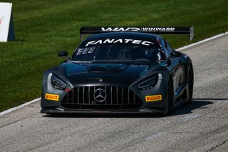 #33 Mercedes-AMG GT3 of Russell Ward and Philip Ellis, Winward Racing, Fanatec GT World Challenge America powered by AWS, Pro, SRO America, Road America, Elkhart Lake, WI, Aug 2021. | Sarah Weeks/SRO             