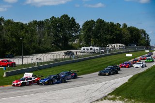 #93 Acura NSX GT3 of Taylor Hagler and Dakota Dickerson, Racers Edge Motorsports, Fanatec GT World Challenge America powered by AWS, Pro-Am, SRO America, Road America, Elkhart Lake, WI, Aug 2021. | Sarah Weeks/SRO             