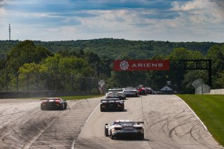 #61 Ferrari 488 GT3 of Jean-Claude Saada and Conrad Grunewald, AF Corse, Fanatec GT World Challenge America powered by AWS, Am, SRO America, Road America, Elkhart Lake, Aug 2021.
 | Sarah Weeks/SRO             