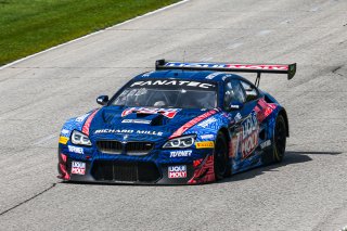 #96 BMW F13 M6 GT3 of Michael Dinan and Robby Foley, Turner Motorsport, Fanatec GT World Challenge America powered by AWS, Pro, SRO America, Road America, Elkhart Lake, Aug 2021.
 | Sarah Weeks/SRO             