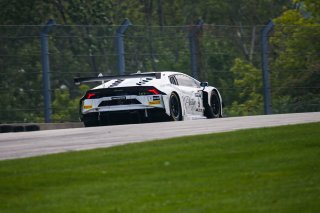 #9 Lamborghini Huracan GT3 of Martin Fuentes and Giacomo Altoe, TR3 Racing, Fanatec GT World Challenge America powered by AWS, Pro-Am, SRO America, Road America, Elkhart Lake, WI, Aug 2021. | Sarah Weeks/SRO             