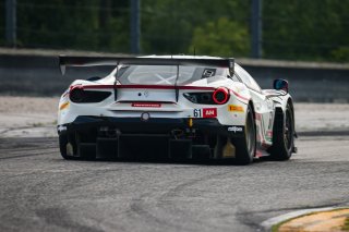 #61 Ferrari 488 GT3 of Jean-Claude Saada and Conrad Grunewald, AF Corse, Fanatec GT World Challenge America powered by AWS, Am, SRO America, Road America, Elkhart Lake, Aug 2021.
 | Sarah Weeks/SRO             