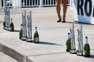 Podium, Race 2, SRO America, Road America, Elkhart Lake, Aug 2021. | Sarah Weeks/SRO             