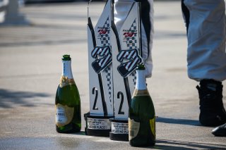 Podium, Race 2, SRO America, Road America, Elkhart Lake, Aug 2021. | Sarah Weeks/SRO             