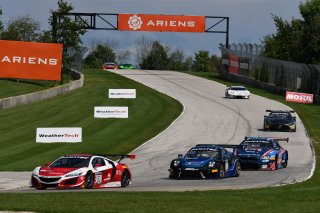 #93 Acura NSX GT3 of Taylor Hagler and Dakota Dickerson, Racers Edge Motorsports, Fanatec GT World Challenge America powered by AWS, Pro-Am, SRO America, Road America, Elkhart Lake, WI, Aug 2021. | SRO Motorsports Group