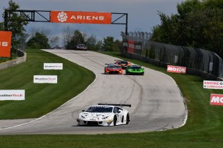 #9 Lamborghini Huracan GT3 of Martin Fuentes and Giacomo Altoe, TR3 Racing, Fanatec GT World Challenge America powered by AWS, Pro-Am, SRO America, Road America, Elkhart Lake, WI, Aug 2021. | SRO Motorsports Group