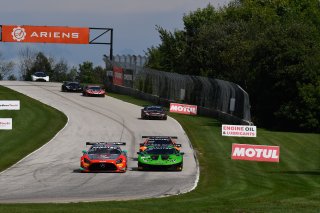 #6 Lamborghini Huracan GT3 of Corey Lewis and Giovanni Venturini, K-PAX Racing, Fanatec GT World Challenge America powered by AWS, Pro, SRO America, Road America, Elkhart Lake, Aug 2021. | SRO Motorsports Group