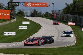 #91 Lamborghini Huracan GT3 of Jeff Burton and Vesko Kozarov, Rearden Racing, GTWCA, Pro-Am, Road America, Elkhart Lake, WI, Aug 2021. | SRO Motorsports Group