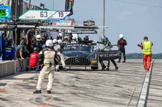 #33 Mercedes-AMG GT3 of Russell Ward and Philip Ellis, Winward Racing, Fanatec GT World Challenge America powered by AWS, Pro, SRO America, Road America, Elkhart Lake, WI, Aug 2021. | SRO Motorsports Group