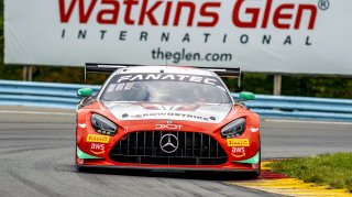 #63 Mercedes-AMG GT3 of David Askew and Ryan Dalziel, DXDT Racing, Fanatec GT World Challenge America powered by AWS, Pro-Am, SRO America, Watkins Glen International raceway, Watkins Glen, NY, September 2021.
 | Matt Moore/SRO