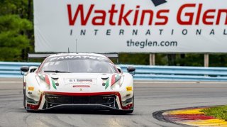 #61 Ferrari 488 GT3 of Jean-Claude Saada and Conrad Grunewald, AF Corse, Fanatec GT World Challenge America powered by AWS, Am, SRO America, Watkins Glen International raceway, Watkins Glen, NY, September 2021.
 | Matt Moore/SRO