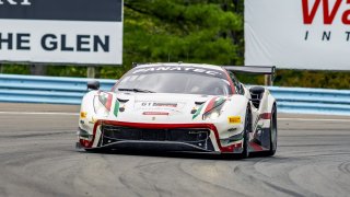 #61 Ferrari 488 GT3 of Jean-Claude Saada and Conrad Grunewald, AF Corse, Fanatec GT World Challenge America powered by AWS, Am, SRO America, Watkins Glen International raceway, Watkins Glen, NY, September 2021.
 | Matt Moore/SRO
