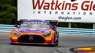 #19 Mercedes-AMG GT3 of Erin Vogel and Michael Cooper, DXDT Racing, GTWCA Pro-Am, SRO America, Watkins Glen International Raceway, Watkins Glen, NY, September 2021. | Matt Moore/SRO