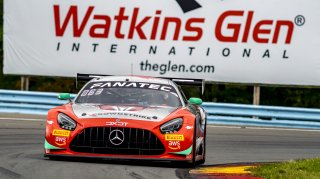 #63 Mercedes-AMG GT3 of David Askew and Ryan Dalziel, DXDT Racing, Fanatec GT World Challenge America powered by AWS, Pro-Am, SRO America, Watkins Glen International raceway, Watkins Glen, NY, September 2021.
 | Matt Moore/SRO