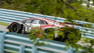 #91 Lamborghini Huracan GT3 of Jeff Burton and Vesko Kozarov, Rearden Racing, GTWCA, Pro-Am, Watkins Glen International Raceway, Watkins Glen, NY, September 2021. | SRO Motorsports Group