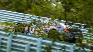 #96 BMW F13 M6 GT3 of Michael Dinan and Robby Foley, Turner Motorsport, Fanatec GT World Challenge America powered by AWS, Pro, SRO America, Watkins Glen International Raceway, Watkins Glen, NY, September 2021. | SRO Motorsports Group