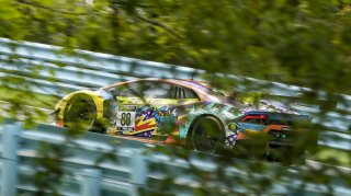 #88 Lamborghini Huracan GT3 of Jason Harward and Madison Snow, Zelus Racing, Fanatec GT World Challenge America powered by AWS, Pro-Am, SRO America, Watkins Glen International raceway, Watkins Glen, NY, September 2021.
 | SRO Motorsports Group