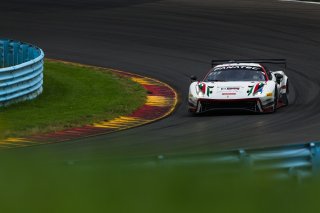 AF Corse, Am, Fanatec GT World Challenge America powered by AWS, NY, SRO America, September 2021.#61 Ferrari 488 GT3 of Jean-Claude Saada and Conrad Grunewald, Watkins Glen, Watkins Glen International raceway
 | Fabian Lagunas/SRO