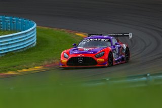 #19 Mercedes-AMG GT3 of Erin Vogel and Michael Cooper, DXDT Racing, GTWCA Pro-Am, SRO America, Watkins Glen International Raceway, Watkins Glen, NY, September 2021. | Fabian Lagunas/SRO