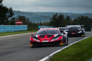 #91 Lamborghini Huracan GT3 of Jeff Burton and Vesko Kozarov, Rearden Racing, GTWCA, Pro-Am, Watkins Glen International Raceway, Watkins Glen, NY, September 2021. | Fabian Lagunas/SRO