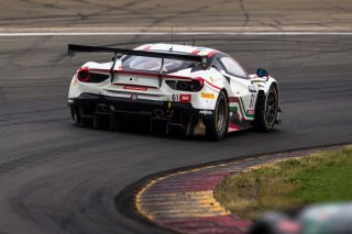 AF Corse, Am, Fanatec GT World Challenge America powered by AWS, NY, SRO America, September 2021.#61 Ferrari 488 GT3 of Jean-Claude Saada and Conrad Grunewald, Watkins Glen, Watkins Glen International raceway
 | Fabian Lagunas/SRO