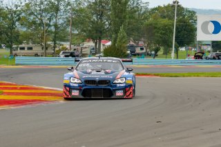 #96 BMW F13 M6 GT3 of Michael Dinan and Robby Foley, Turner Motorsport, Fanatec GT World Challenge America powered by AWS, Pro, SRO America, Watkins Glen International Raceway, Watkins Glen, NY, September 2021. | SRO Motorsports Group