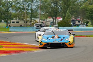 #88 Lamborghini Huracan GT3 of Jason Harward and Madison Snow, Zelus Racing, Fanatec GT World Challenge America powered by AWS, Pro-Am, SRO America, Watkins Glen International raceway, Watkins Glen, NY, September 2021.
 | SRO Motorsports Group