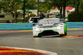 #12 Aston Martin Vantage AMR GT3 of Drew Staveley and Frank Gannett, Ian Lacy Racing, Fanatec GT World Challenge America powered by AWS, Pro-Am, SRO America, Watkins Glen International Raceway, Watkins Glen, NY, September 2021. | SRO Motorsports Group