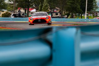 #63 Mercedes-AMG GT3 of David Askew and Ryan Dalziel, DXDT Racing, Fanatec GT World Challenge America powered by AWS, Pro-Am, SRO America, Watkins Glen International raceway, Watkins Glen, NY, September 2021.
 | SRO Motorsports Group