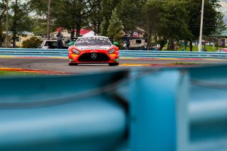 #63 Mercedes-AMG GT3 of David Askew and Ryan Dalziel, DXDT Racing, Fanatec GT World Challenge America powered by AWS, Pro-Am, SRO America, Watkins Glen International raceway, Watkins Glen, NY, September 2021.
 | SRO Motorsports Group